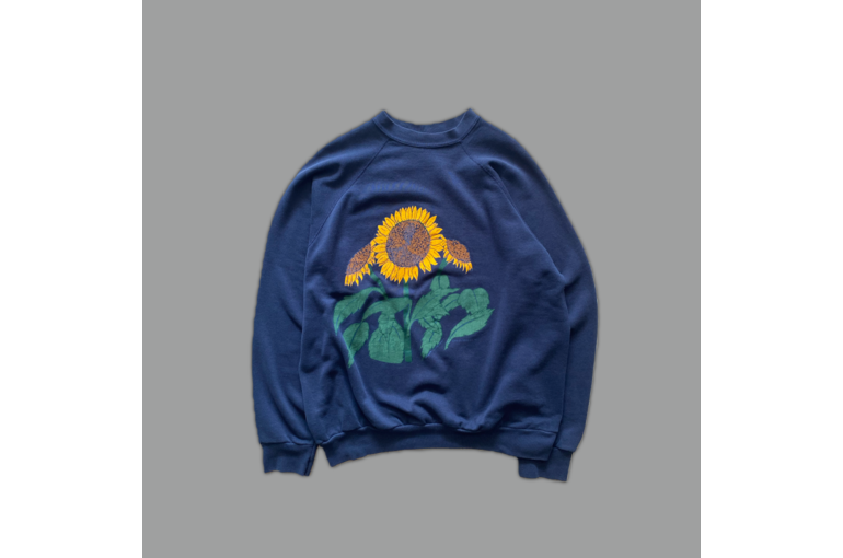 ゴッホ ひまわり スウェット 90s ゴッホ ひまわり スウェット 90s